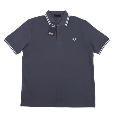 FRED PERRY M12 One Point Embroidery Pique Polo Shirt