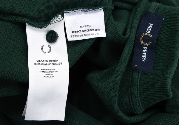 FRED PERRY One Point Embroidery Pique Polo Shirt K-163561_012