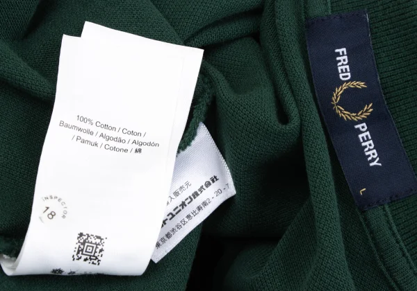FRED PERRY One Point Embroidery Pique Polo Shirt K-163561_013