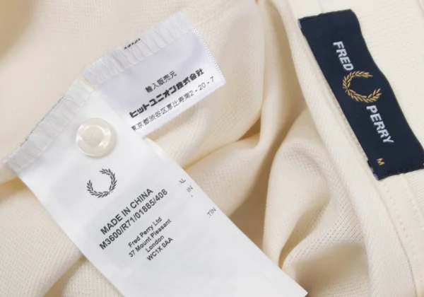 FRED PERRY One Point Embroidery Pique Polo Shirt K-163562_013