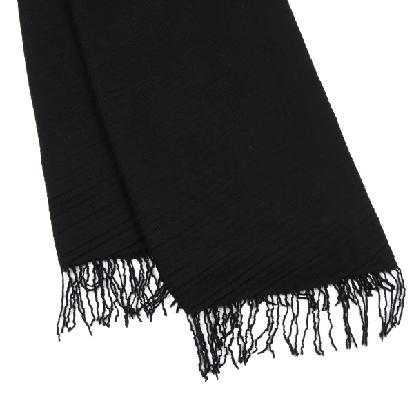 Unbranded Diagonal Pleated Fringe Stole K-163564_002
