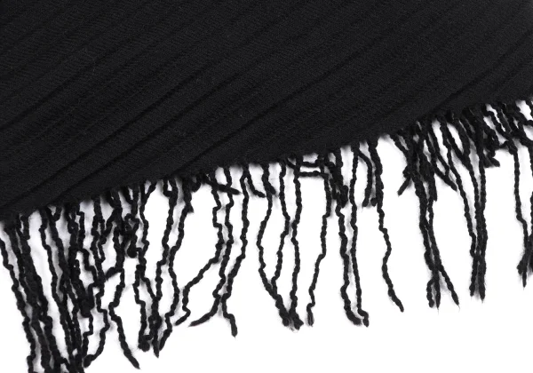 Unbranded Diagonal Pleated Fringe Stole K-163564_003