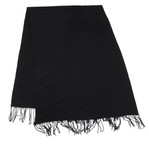 Unbranded Diagonal Pleated Fringe Stole K-163564_004