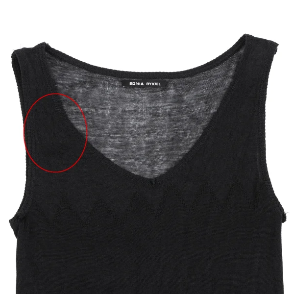 SONIA RYKIEL Woven Tank Top K-163566_003