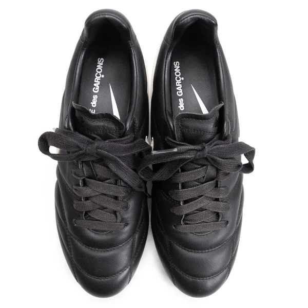COMME des GARCONS×NIKE PREMIER BLACK Leather Sneakers K-163567_002