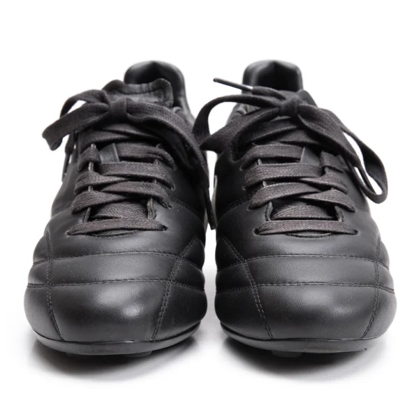 COMME des GARCONS×NIKE PREMIER BLACK Leather Sneakers K-163567_004