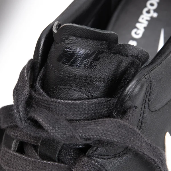 COMME des GARCONS×NIKE PREMIER BLACK Leather Sneakers K-163567_013