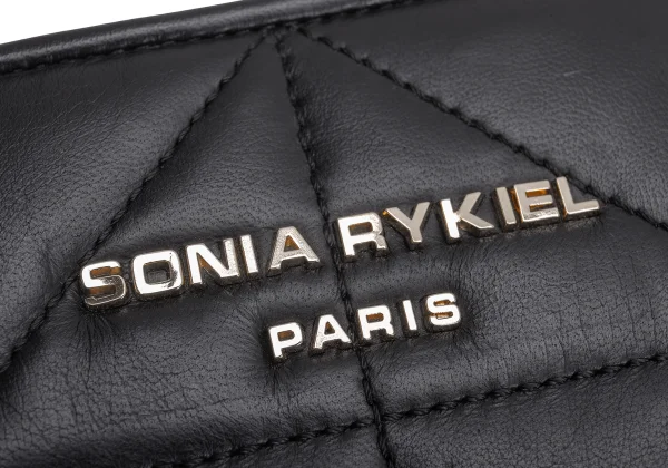 SONIA RYKIEL Quilted Leather Wallet K-163570_010