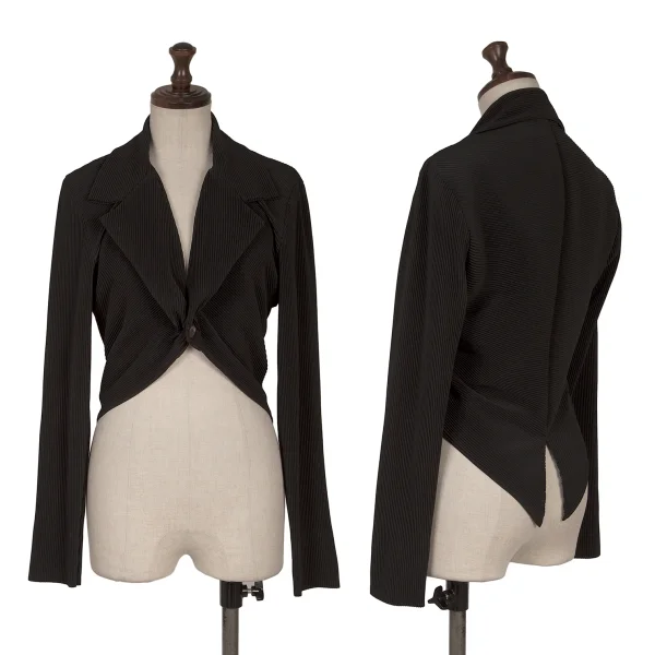 tricot COMME des GARCONS Poly Pleated 1B Jacket Black M K-163571_001