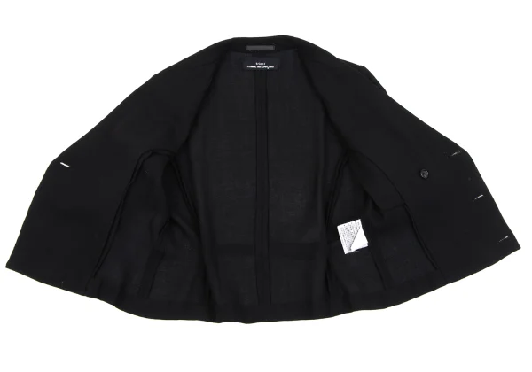 tricot COMME des GARCONS Wool Double Breasted Short Sleeve Jacket K-163572_010
