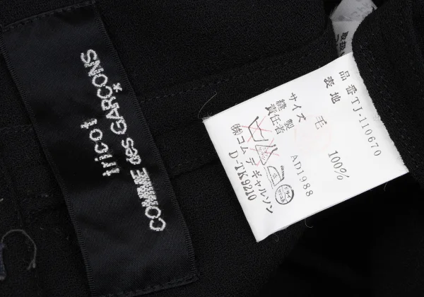 tricot COMME des GARCONS Wool Double Breasted Short Sleeve Jacket K-163572_016