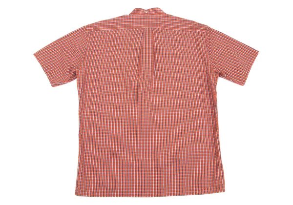 RALPH LAUREN Pony One Point Embroidery Button Down Check Short Sleeve Shirt K-163573_011