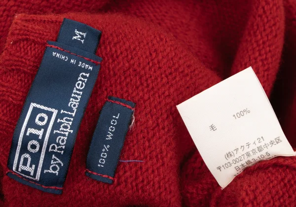 POLO by Ralph Lauren Pony One-Point Embroidery Wool Knit Sweater K-163574_011