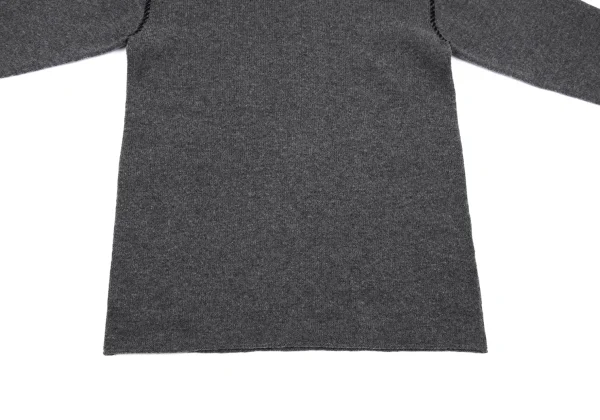 Y's for men Wool Nylon Stitch Design High Neck Knit Sweater K-163578_007