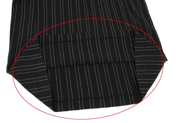 COMME des GARCONS HOMME Cotton Blend Striped Pullover Short Sleeve Shirt K-163579_011