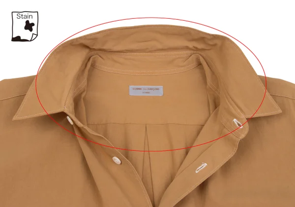 COMME des GARCONS HOMME Dyed Cotton Shirt K-163582_006