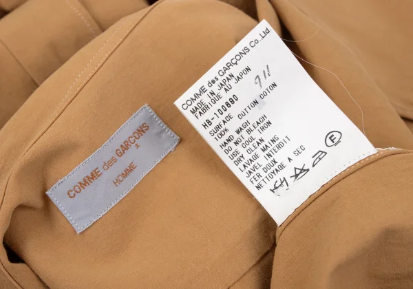 COMME des GARCONS HOMME Dyed Cotton Shirt K-163582_019