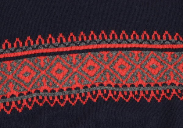 COMME des GARCONS HOMME Wool Nordic Turtleneck Knit K-163584_004