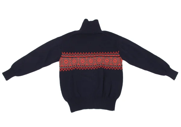 COMME des GARCONS HOMME Wool Nordic Turtleneck Knit K-163584_009