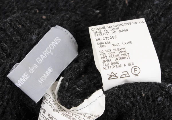 COMME des GARCONS HOMME Wool Color Nep Knit K-163587_010