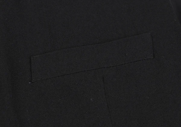 COMME des GARCONS HOMME Wool Gabardine Zip Up Vest K-163590_005