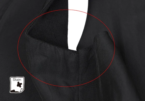 COMME des GARCONS HOMME Wool Gabardine Zip Up Vest K-163590_012