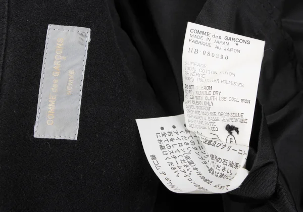 COMME des GARCONS HOMME Cotton Moleskine Reversible Blouson K-163591_018