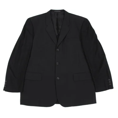 COMME des GARCONS HOMME Front Glen Check Weave Switching Jacket