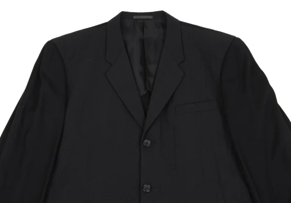 COMME des GARCONS HOMME Front Glen Check Weave Switching Jacket K-163593_002