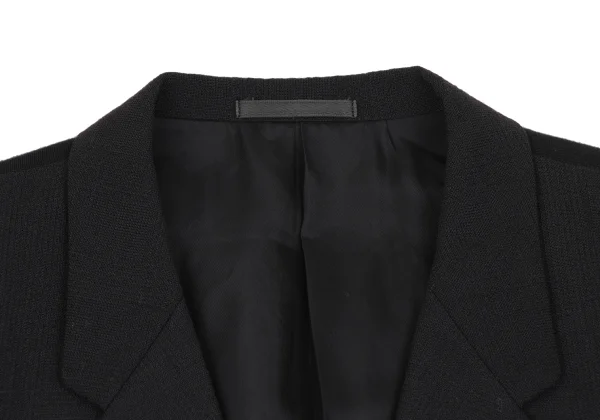 COMME des GARCONS HOMME Front Glen Check Weave Switching Jacket K-163593_003