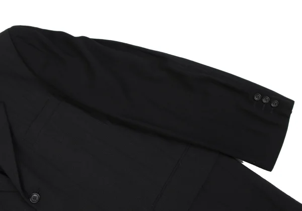 COMME des GARCONS HOMME Front Glen Check Weave Switching Jacket K-163593_008