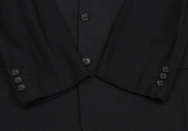 COMME des GARCONS HOMME Front Glen Check Weave Switching Jacket K-163593_009