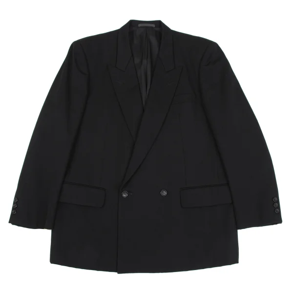 COMME des GARCONS HOMME Wool Gabardine Jacket Black S K-163595_001