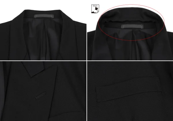 COMME des GARCONS HOMME Wool Gabardine Jacket K-163595_003