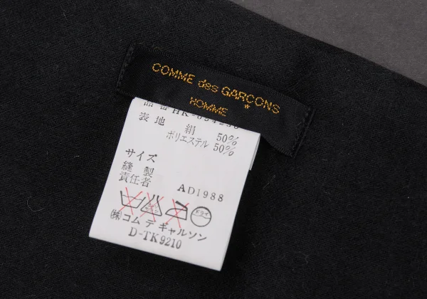 COMME des GARCONS HOMME Silk Poly Cummerbund K-163599_010