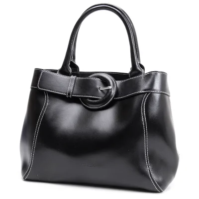FURLA Belted Leather Bag