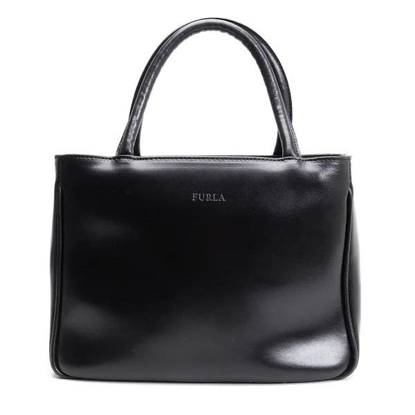 FURLA Logo Emboss Leather Hand Bag K-163608_002