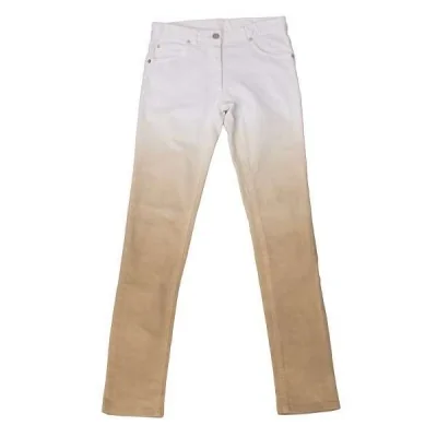 マルタンマルジェラMartinMargiela  白タグ グラデーション染色ストレッチスキニーパンツ