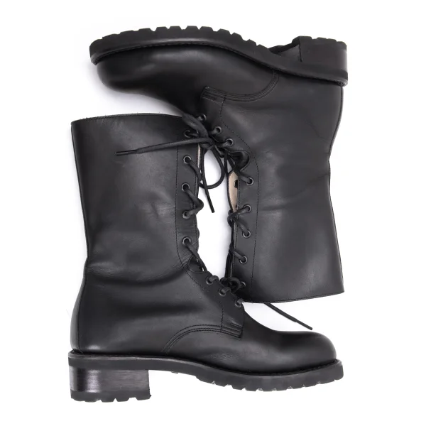 MARGARET HOWELL Lace Up Leather Boots K-163612_009