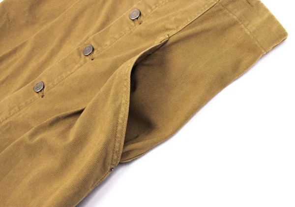 zucca dayz Dyed Button Front Cotton Skirt K-163613_006