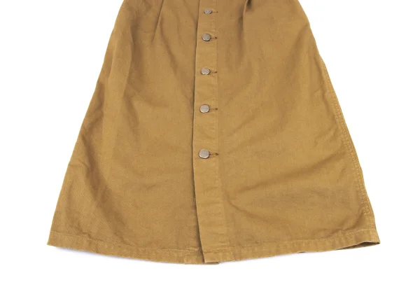 zucca dayz Dyed Button Front Cotton Skirt K-163613_007