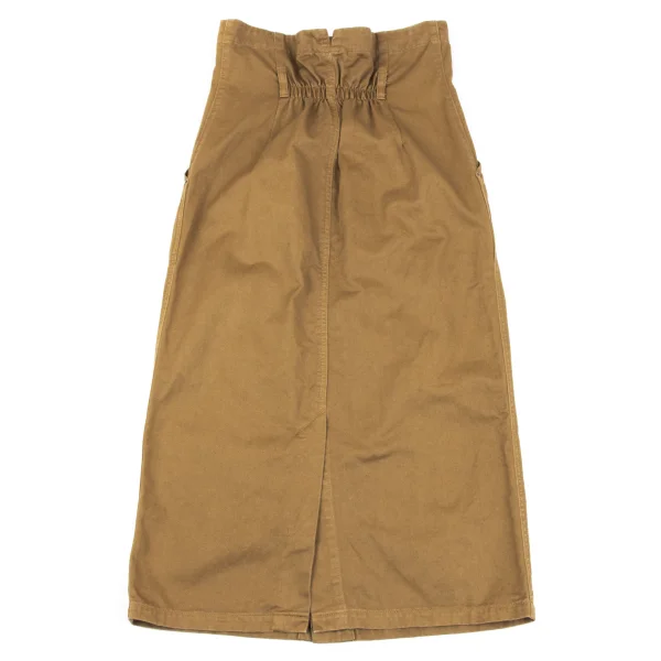 zucca dayz Dyed Button Front Cotton Skirt K-163613_013