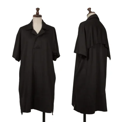 Unbranded Wool Back Flap Design Polo Shirt