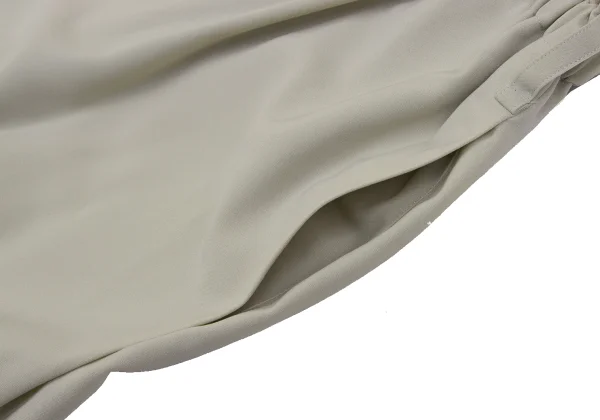 ISSEY MIYAKE 132 5. Poly Flap Design Drape Dropped Crotch Pants K-163620_003