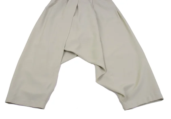 ISSEY MIYAKE 132 5. Poly Flap Design Drape Dropped Crotch Pants K-163620_005