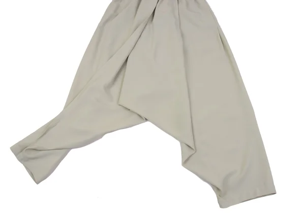 ISSEY MIYAKE 132 5. Poly Flap Design Drape Dropped Crotch Pants K-163620_006