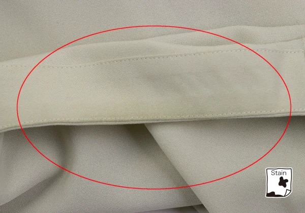 ISSEY MIYAKE 132 5. Poly Flap Design Drape Dropped Crotch Pants K-163620_010