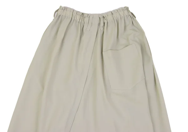 ISSEY MIYAKE 132 5. Poly Flap Design Drape Dropped Crotch Pants K-163620_012