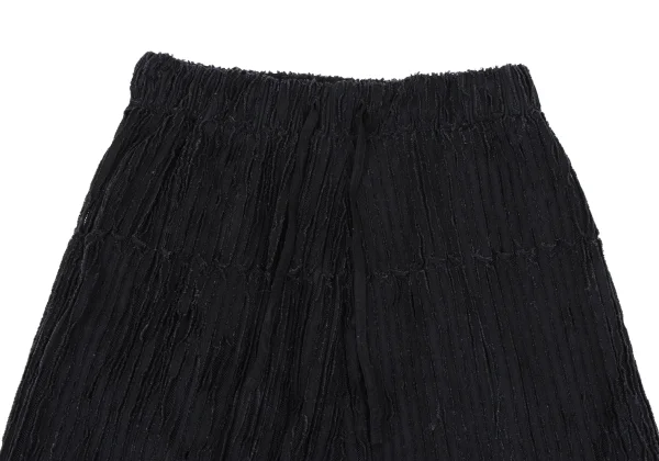 ISSEY MIYAKE HaaT Cutting Design Mesh Dropped Crotch Pants K-163626_002