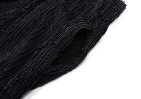 ISSEY MIYAKE HaaT Cutting Design Mesh Dropped Crotch Pants K-163626_004